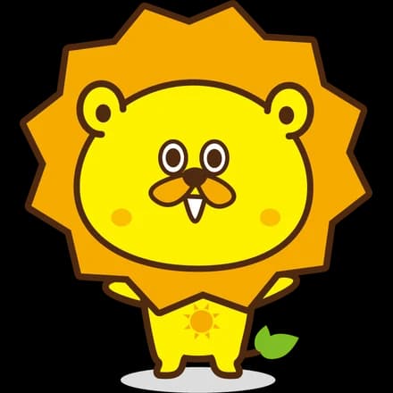 テラゾーが正面を向いてにこやかに立っているイラスト